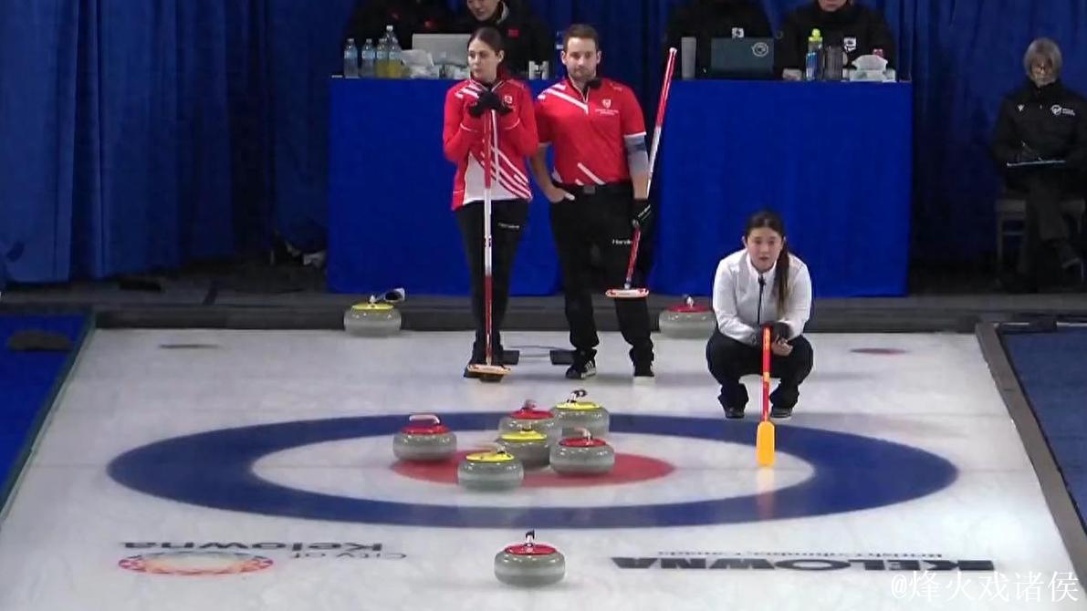 冬奥冰壶混双资格赛:中国队以7-4战胜丹麦队 豪取四连胜 冬奥冰壶混双资格赛:中国队以7-4战胜丹麦队 豪取四连胜